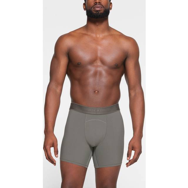 SKIMS Mens 5" Boxer Brief | Grey | Large | SKIMS Sport - Gunmetal