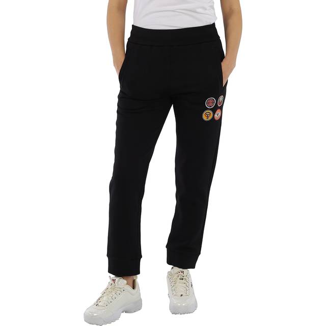 Roberto Cavalli Lucky Symbols-appliqué Sweatpants - Female Ready To Wear Black
