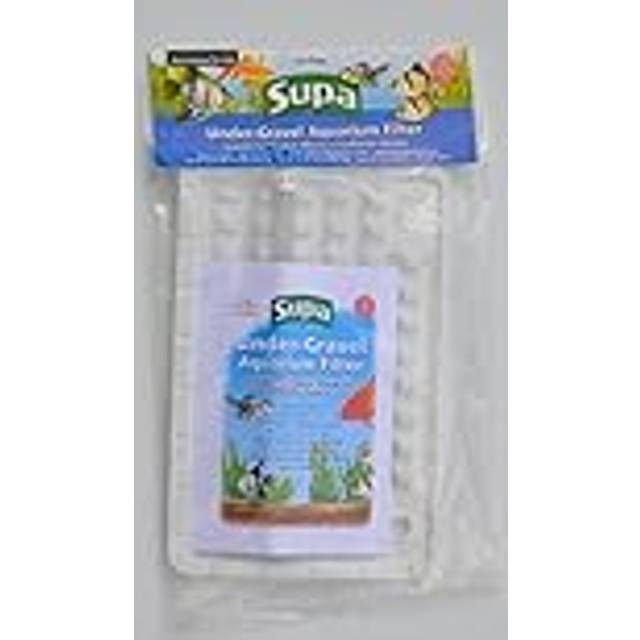 "Supa 17 x 11"" Under Gravel Aquarium Filter, Easy Setup and Maintenance Under Gravel Filter for Any Fish Tank o"