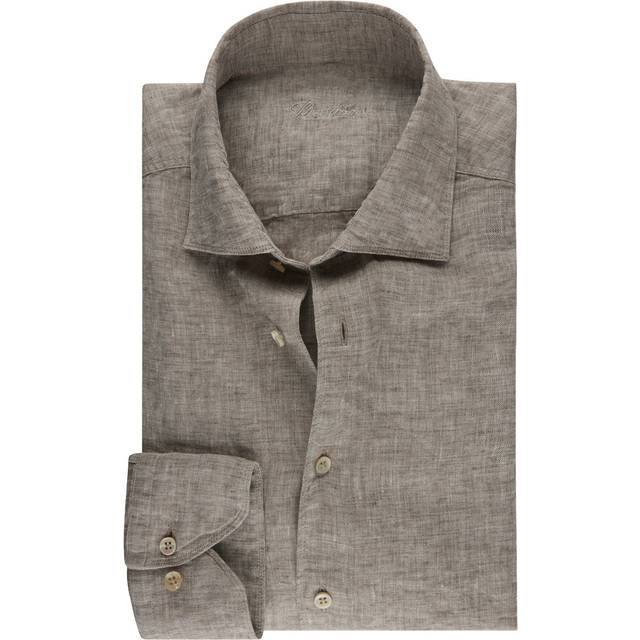 Stenströms, Skjorta, Herr, XL, Bomull, Slimline CM 72 Cuff Casual Skjorta - brown (XL)