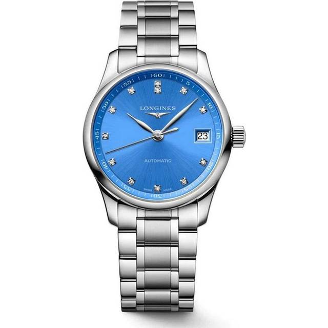 LONGINES Master Collection Automatic 34MM Unisex Watch L2.357.4.98.6 / L23574986 - Blue - 34 mm