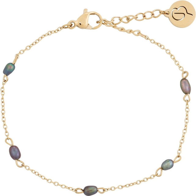 Edblad - Perla Mini Bracelet Multi Teal Gold