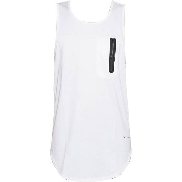 Puma x Stampd Tank Top Mens Running Gym Casual Vest White 572602 02 Textile - Size Large