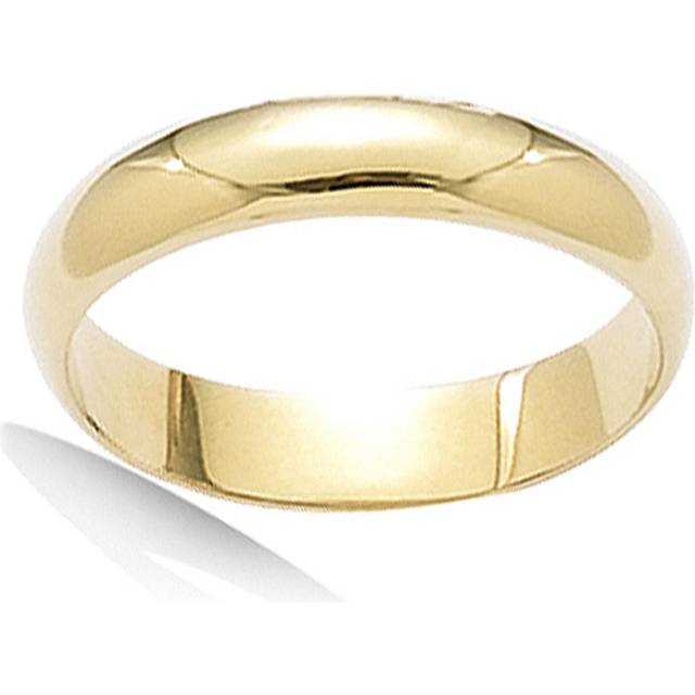 Gold Plated Wedding Band 'Demi-Jonc' golden - 4 mm 54 gold