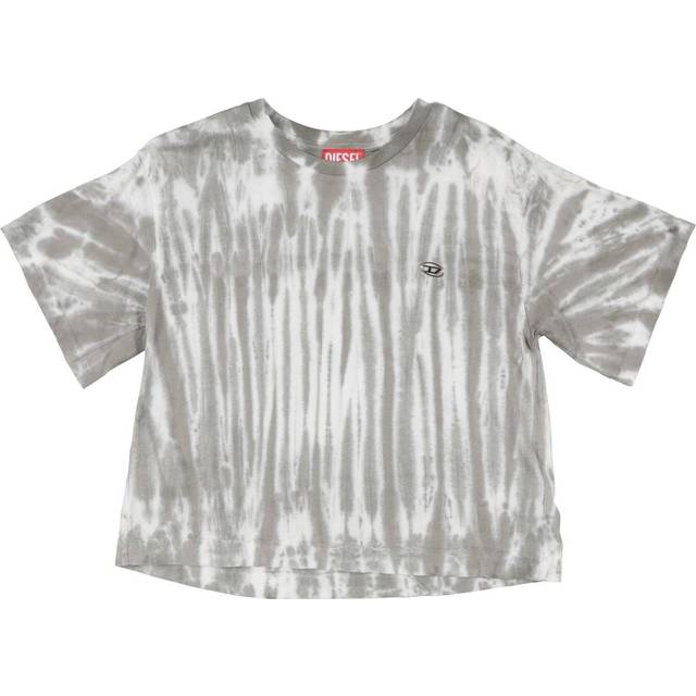 Diesel Kid Girl T-shirt Sage green Size 10 Cotton
