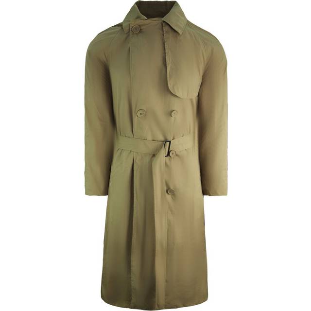 Lacoste cotton belt trench womens beige long coat