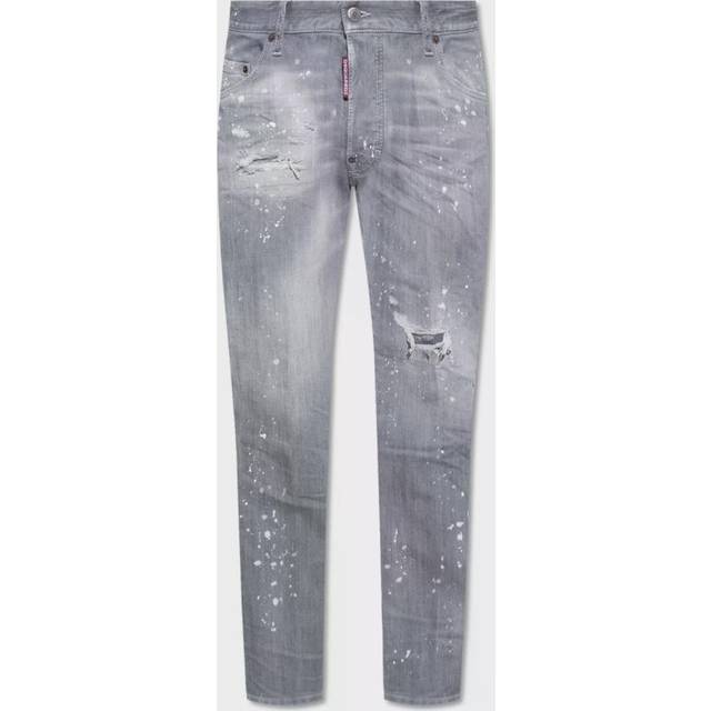 Distressed SKATER Denims with Paint Motif size 50 (50)