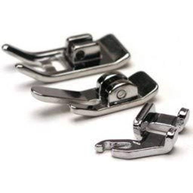 ZIGZAGSTORM 446014 Low Shank Snap On Presser Foot Kit - Zig Zag Presser Foot and Straight Stitch Presser Foot and Snap-On Shank for Singer Sewing Mach