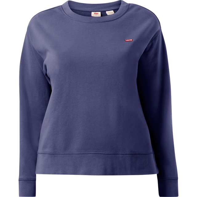 Levi's&#xAE; Plus Small Logo Embroidered Sweatshirt - Crown Blue