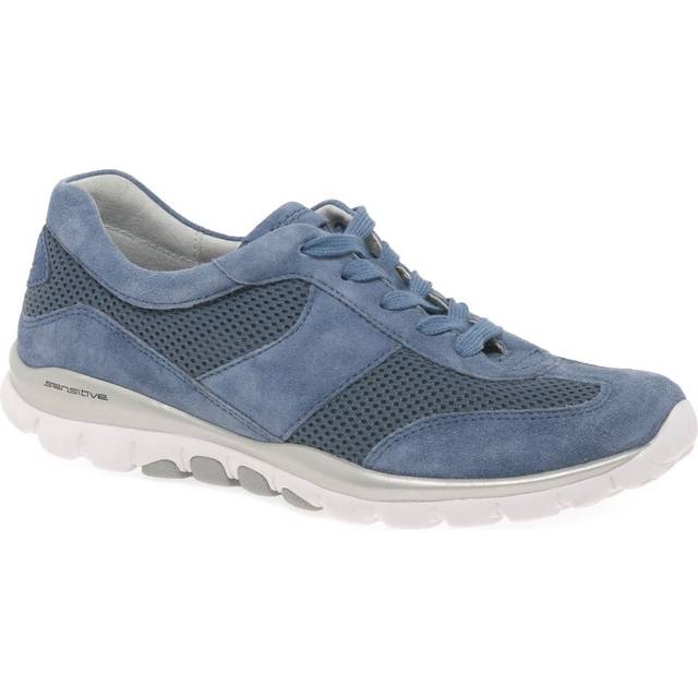 Gabor Helen Womens Sports Trainers Colour: Nautic Suede/Mesh, Size: 5