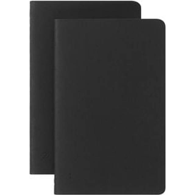 Moleskine Cahier Soft Cover Smart Notebook  Ruled/Lined  Pocket 3.5 x 5.5 Black  Compatible w Smart Pen  56 Pages