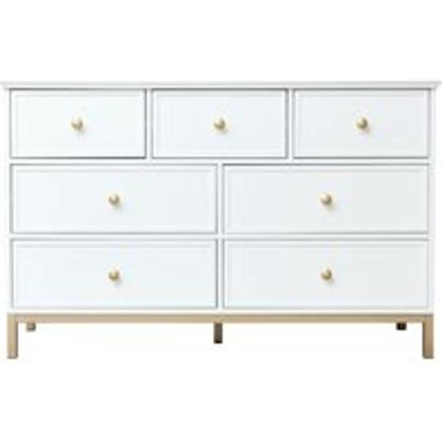 Large 7 Drawer Chest of Drawers - Aisby White Range