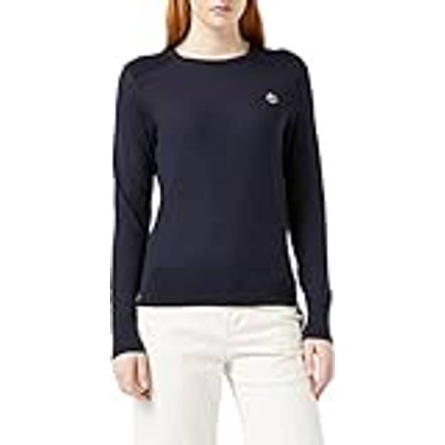 Ted Baker Womens Averiii Merino Wool Crew Neck Jumper in Navy Wool (archived) - Size 16 UK