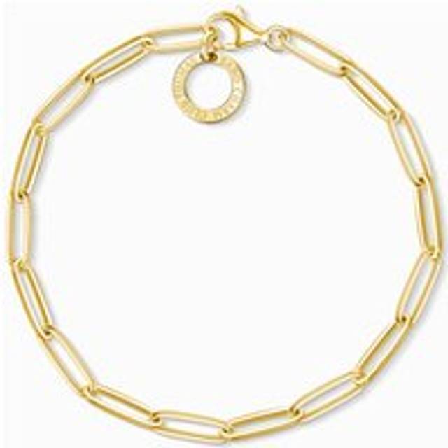 Thomas Sabo Charm Club Yellow Gold Charm Bracelet - 17cm