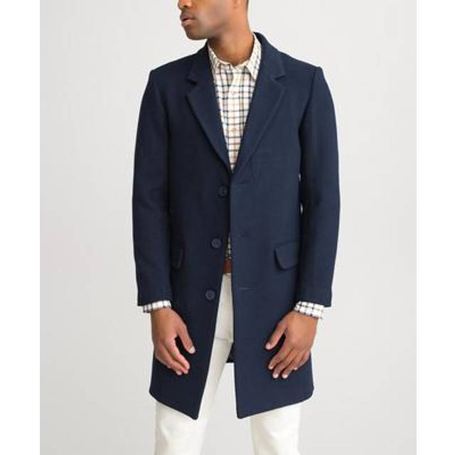 Signatures Wool Mix Coat - Navy Blue