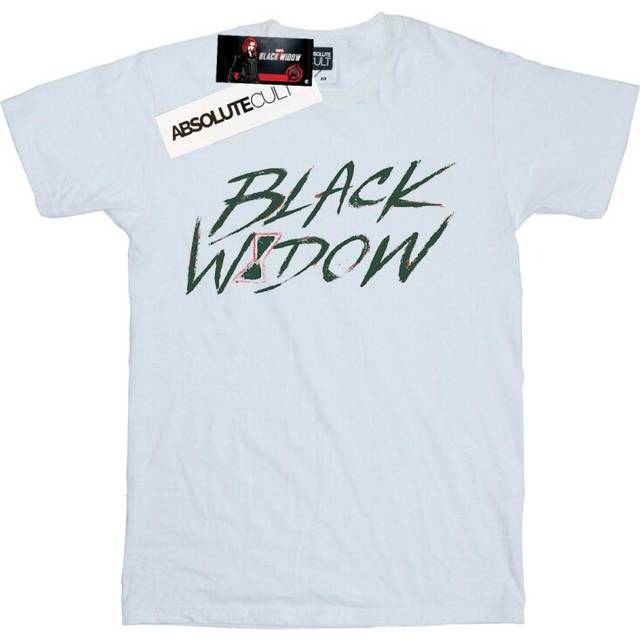 Marvel Mens Black Widow Movie Alt Logo T-Shirt