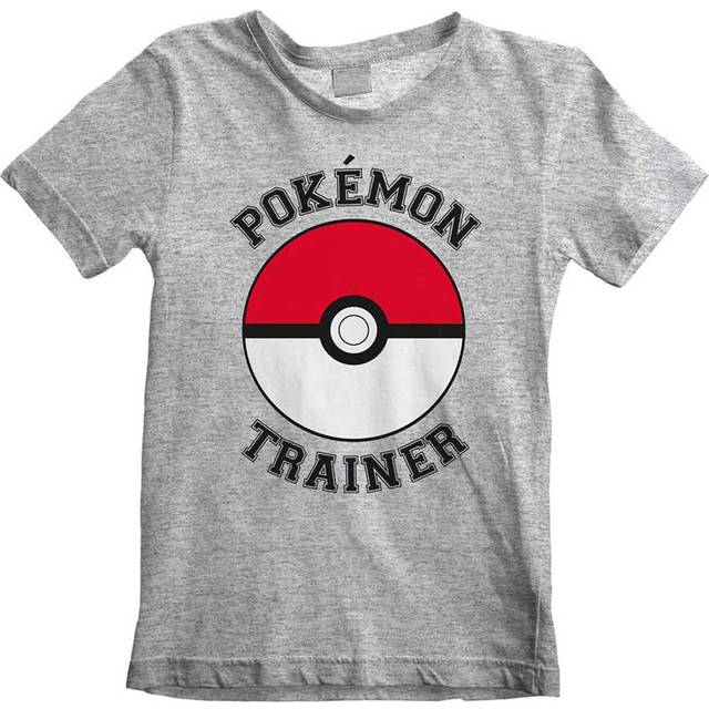 (3-4 Years) PokÃ©mon 'Trainer' (Heather Grey) Kids T-Shirt
