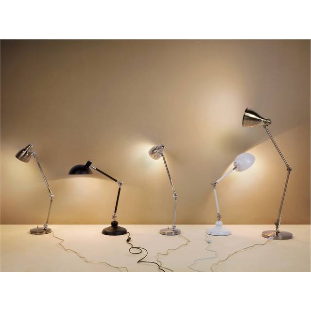 Metal Desk Lamp White MERAMEC