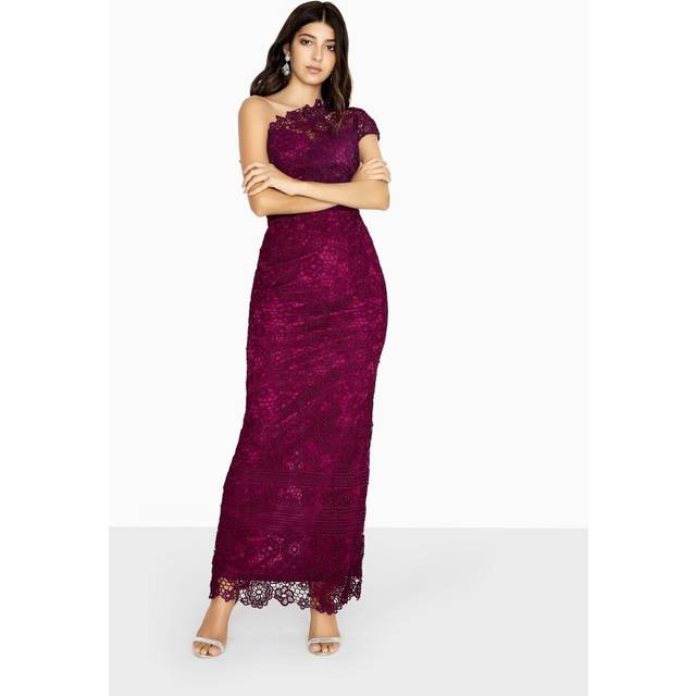 Paper Dolls Womens/Ladies Melbourne One Shoulder Lace Maxi Dress