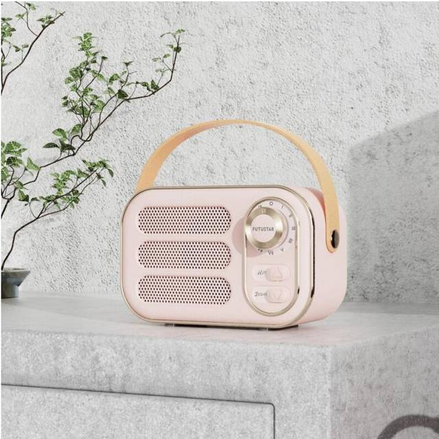 (a-purple) Wireless Loudspeaker Personality Long Battery Life Bluetooth Speaker Hands-free Calling Mini Portable Speaker Creative Gift