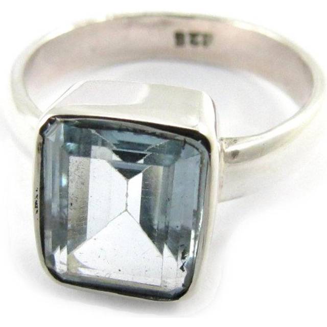 Blue Topaz 'Heaven' Silver Ring 52 turquoise