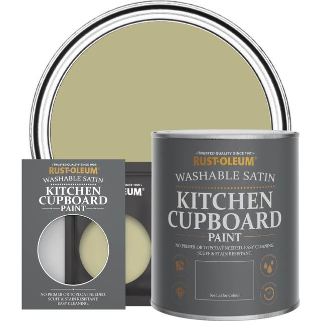 Rust-Oleum Kitchen Cupboard Satin Finish Tester Sachet - Sage Green 10ml - Sage Green