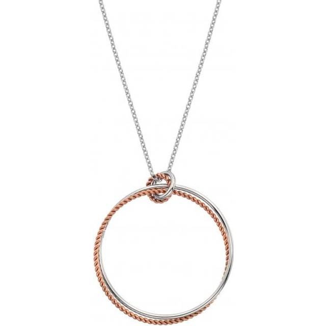 Hot Diamonds Unity Statement Circle Pendant Rose Gold DP740