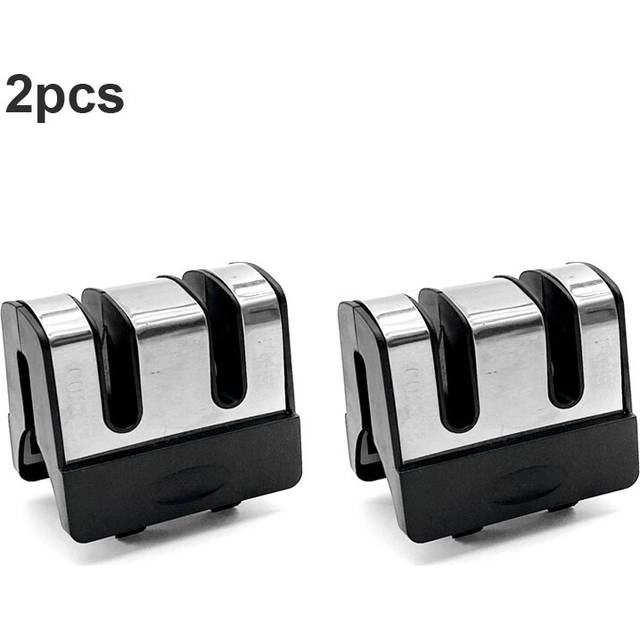(a-2PCS) New Detachable Knife Sharpener Kitchen Sharpening System Hot 2 stage Knife Sharpener Tungsten Steel Grinder Knife Tool