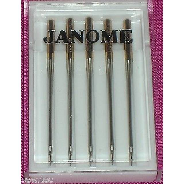 Janome Gold Tip Top Stitching Needles To Fit All Standard Sewing Machines (392)