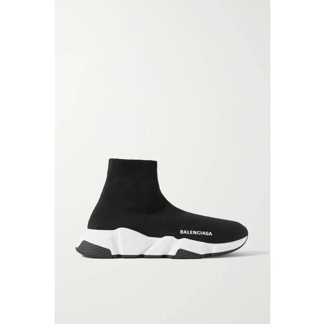 Balenciaga Speed Recycled Knit Trainers - Black - Women's - - Polyester, Elastane