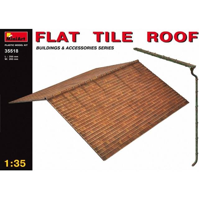 Min35518 - Miniart 1:35 - Flat Tile Roof