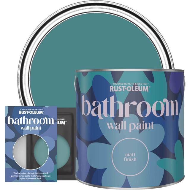 Rust-Oleum Bathroom Wall Tester Sachet - Peacock Suit 10ml - Peacock Suit - Green