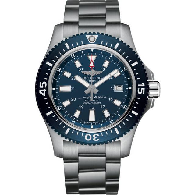 Breitling Watch Superocean 44 Special Steel Professional III Bracelet - Blue