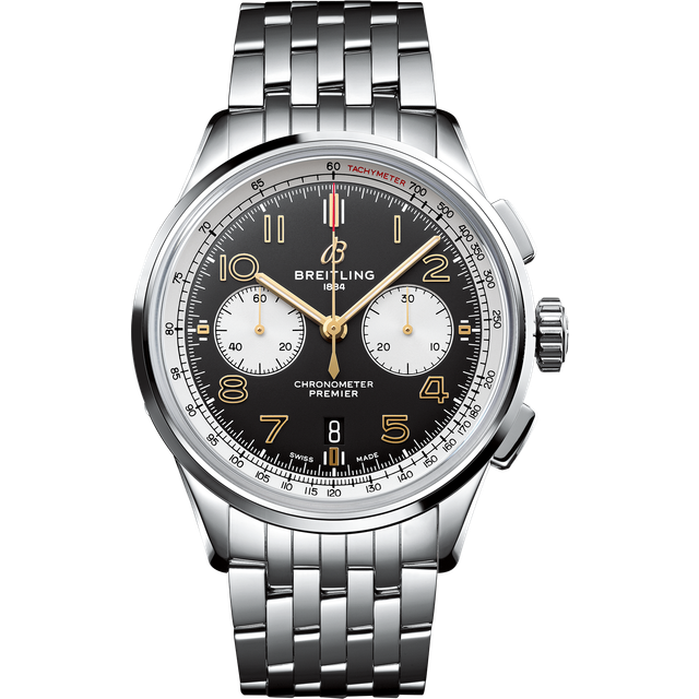 Breitling Watch Premier B01 Chronograph 42 Norton Edition Navitimer - Black
