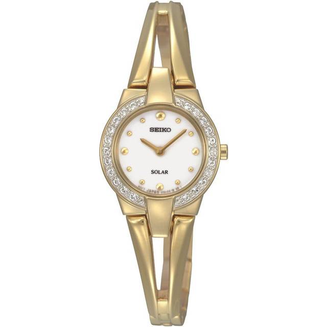 Seiko Watch Solar Powered Ladies - White