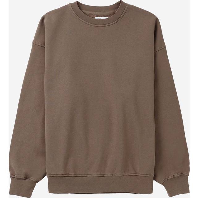 Sweatshirt Crewneck Colorful Standard Organic oversized cedar brown - Marron