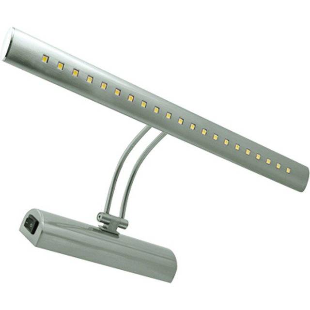 'Kat' LED Satin Nickel Wall Light With Switch - Silver - One Size