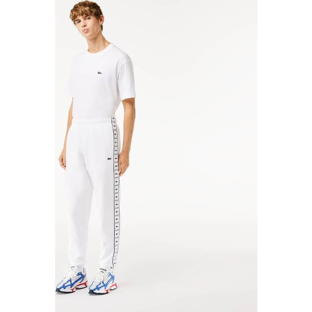 Lacoste Men's Tapered Leg Sweatpants - White - Size: 29/28/32