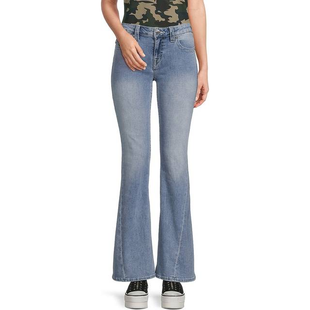 True Religion - Jeans Joey Low Rise Flare - Blå