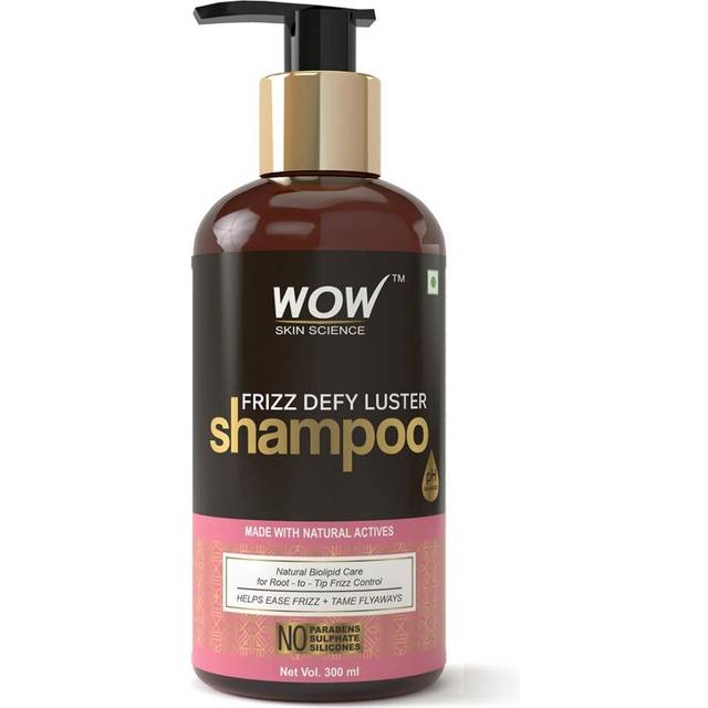 WOW Frizz Defy Luster No Parabens, Sulphate & Silicone Shampoo, 300mL
