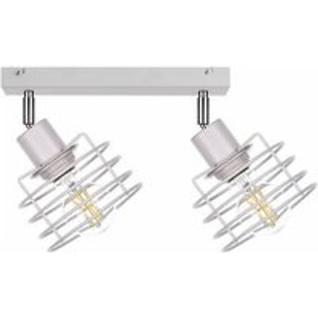 Keter Viva Twin Ceiling Spotlight White, 50cm, 2x E27