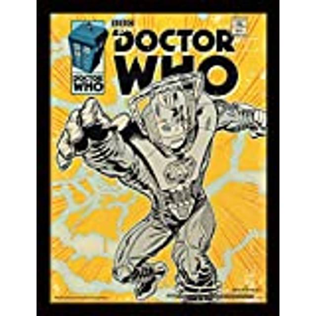 Official dr doctor who cyberman comic framed print poster wall hanging pyr