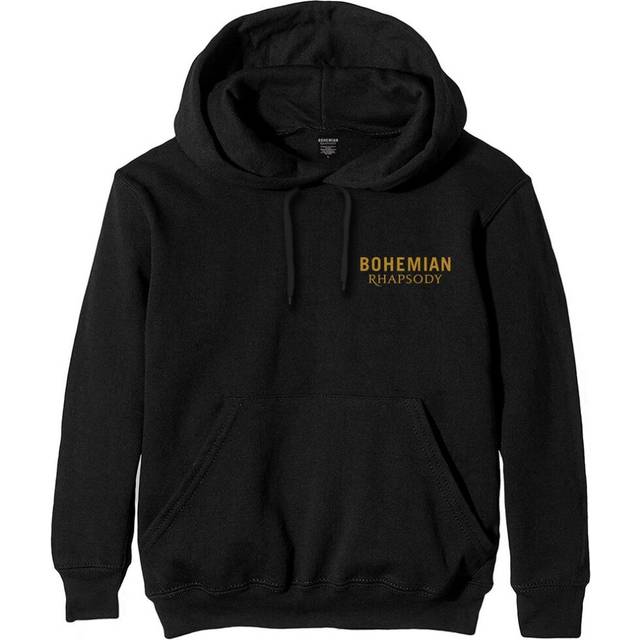 (XXL, Black) Queen Unisex Adult Bohemian Rhapsody Back Print Hoodie