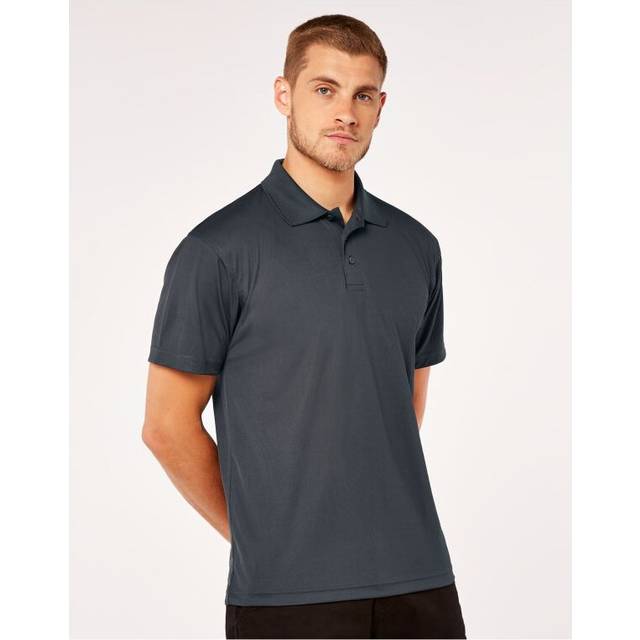 Kustom Kit Cooltex Plus Micro Mesh Polo KK455 Colour: Graphite, Size: