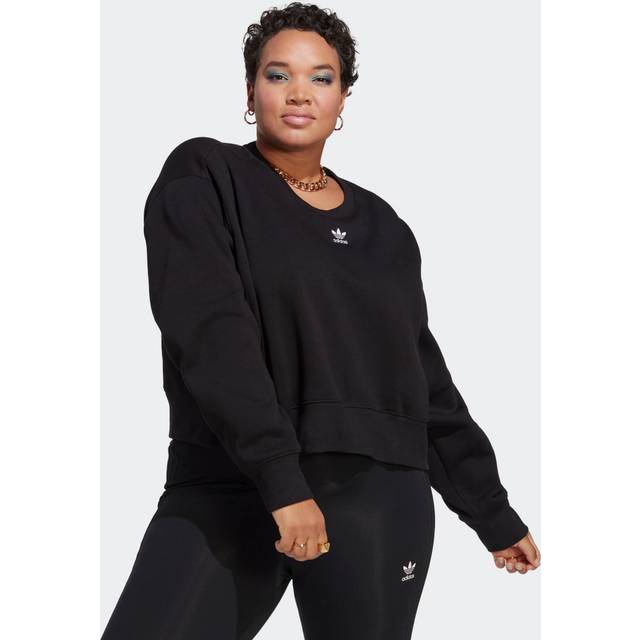 adidas Originals - Sweatshirt Adicolor Essentials Crew Sweatshirt Plus - Svart