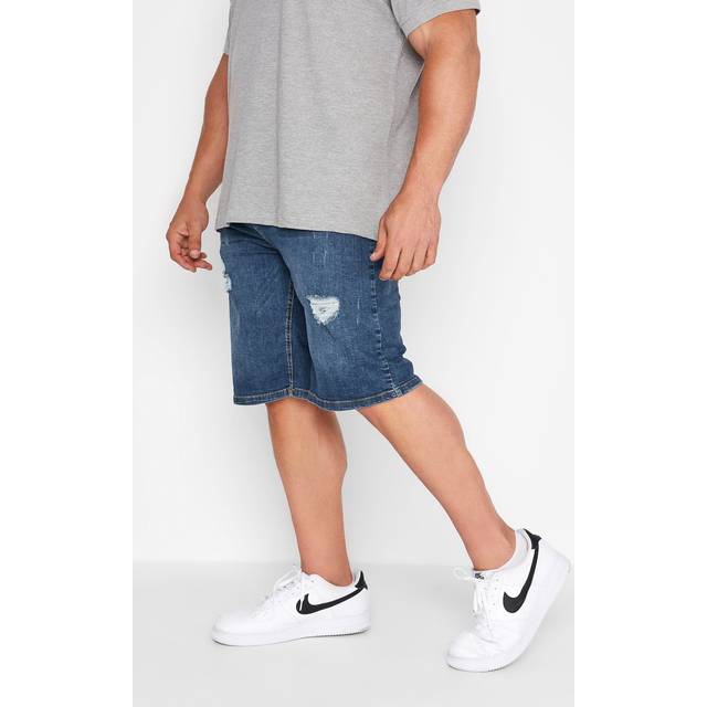 Bad rhino big & tall ripped denim shorts