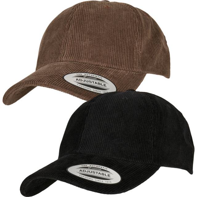 Flexfit Corduroy Dad Cap Snapback One Size Black Keps