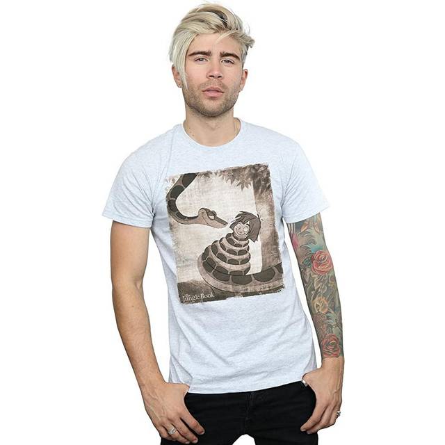 Mowgli And Baloo Dance T-Shirt - Grey