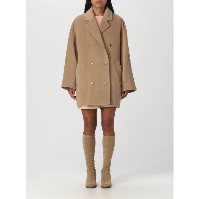 Max Mara, Kappa, Dam, XS, Kashmir, Rebus-kappan - beige (XS)