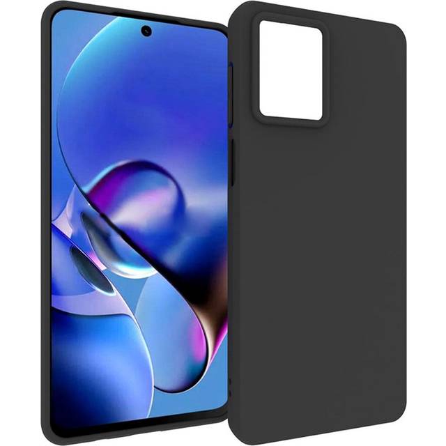 Motorola Moto G54 Matt Flexibel Plast Skal - Svart